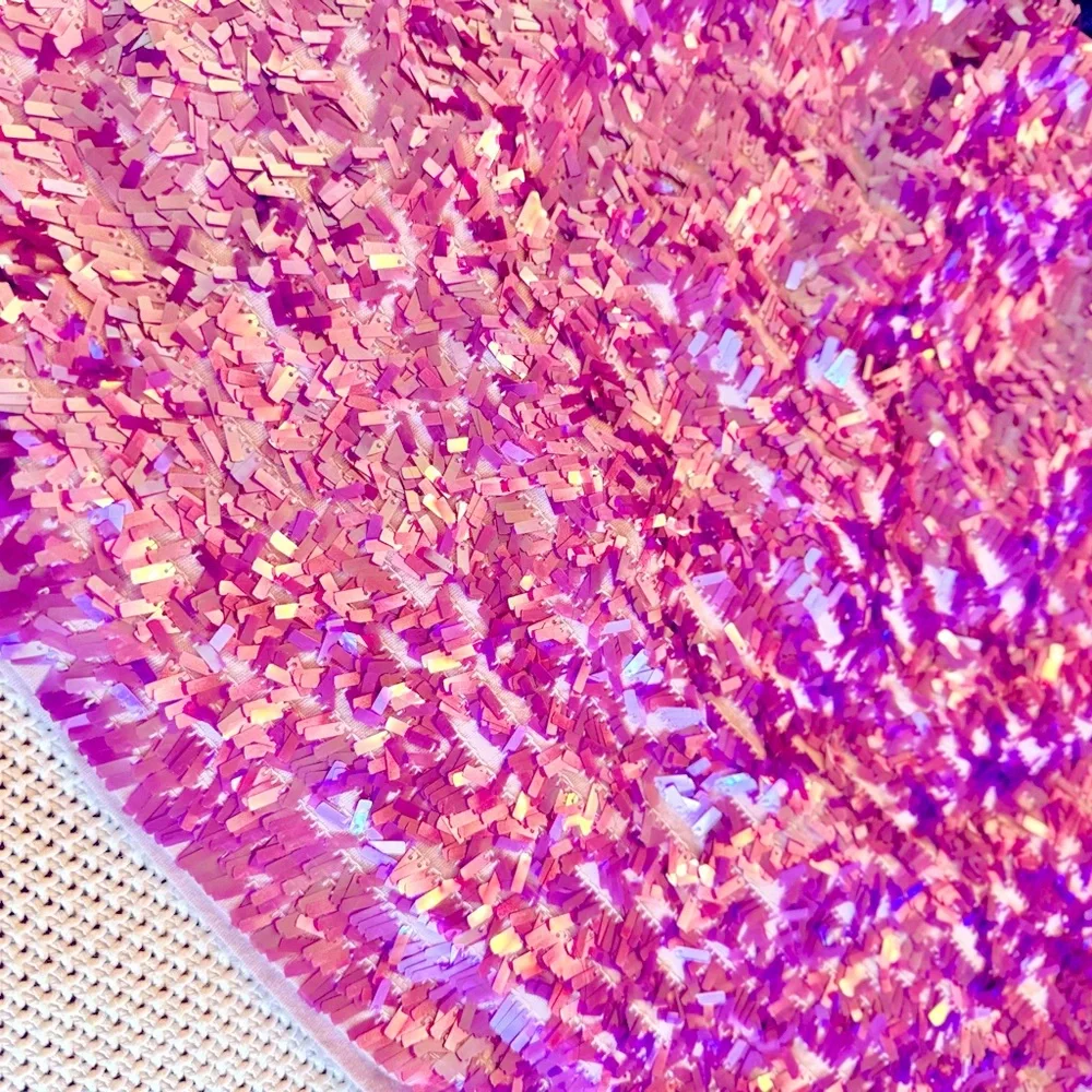 J. CREW Crewcuts Sparkling Sequin Purple Pink Mini Skirt